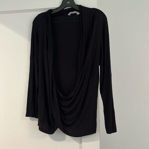 Kindred Bravely black drape nursing top size M/L